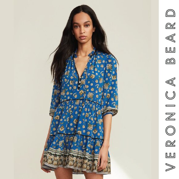 Veronica Beard Dresses & Skirts - *SOLD* Veronica Beard - Hawken Paisley-Print Dress